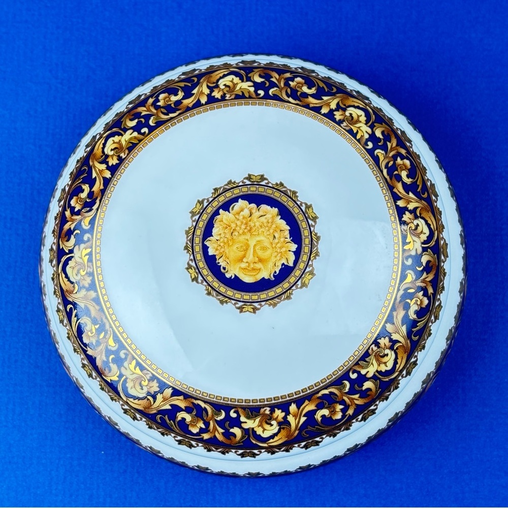 Vintage Bacchus T. Limoges Round Porcelain Dish - Made in France - Pre-Owned